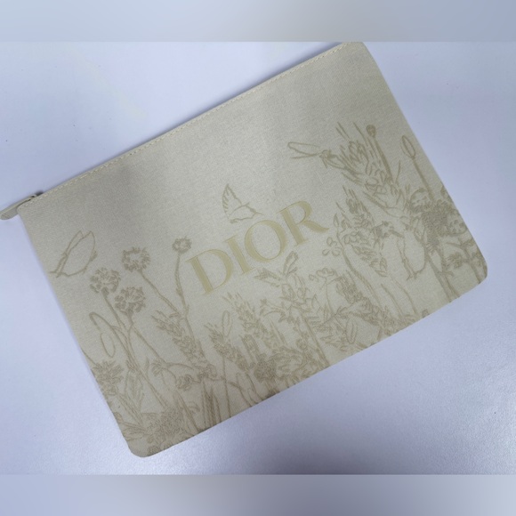 DIOR Millefiori Ivory Floral Trousse/Pouch - Picture 2 of 9